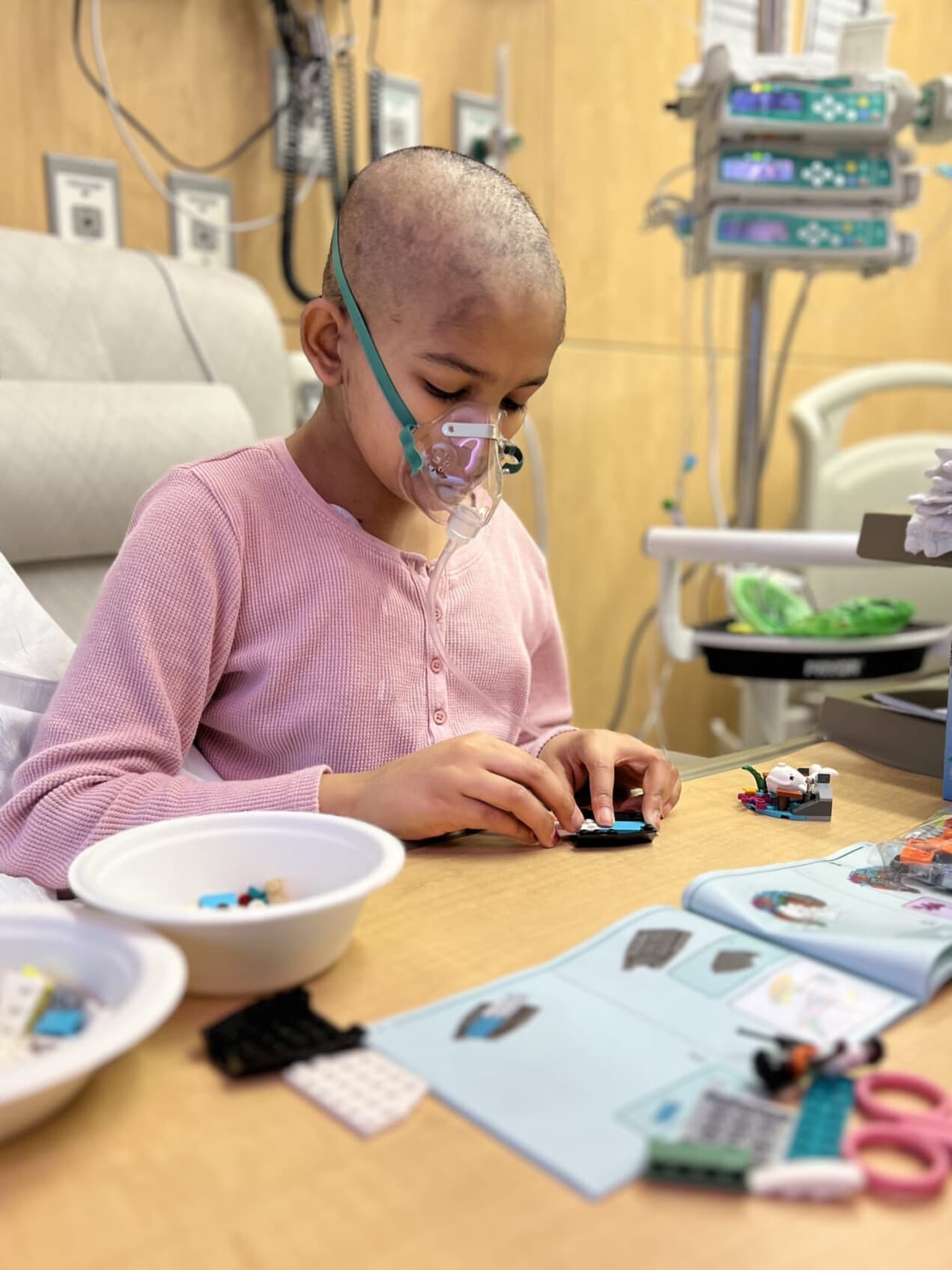 Kyra, whose courage and light inspires our mission